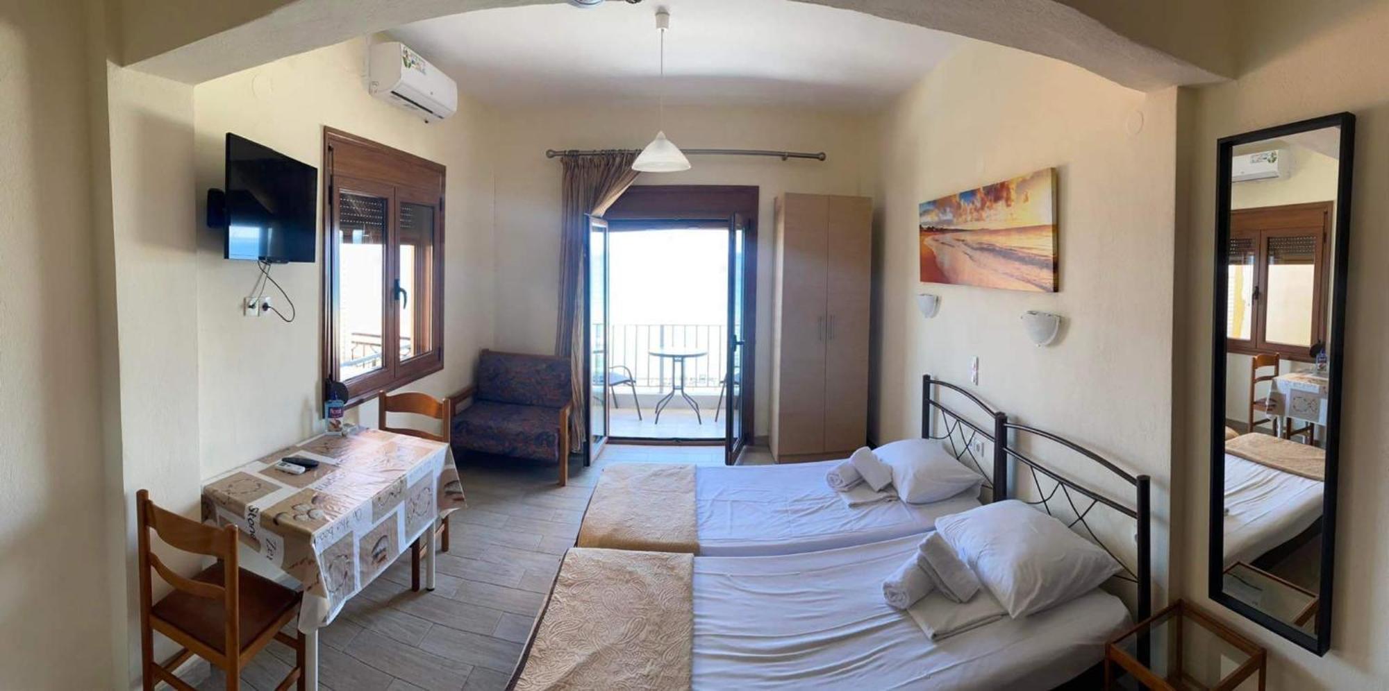 Diolkos Apartement Nea Roda Habitación foto